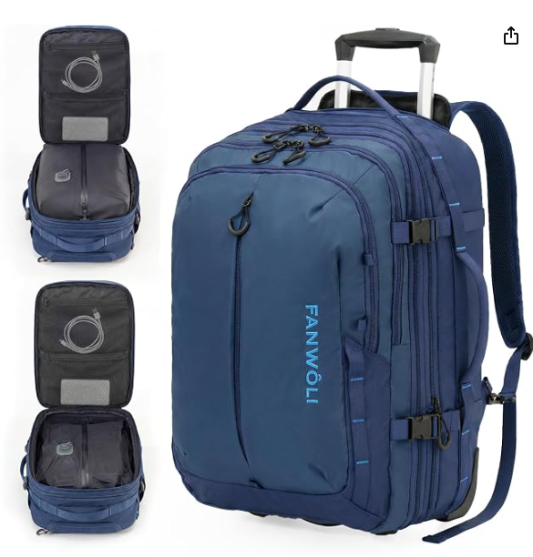Rolling Travel Backpack