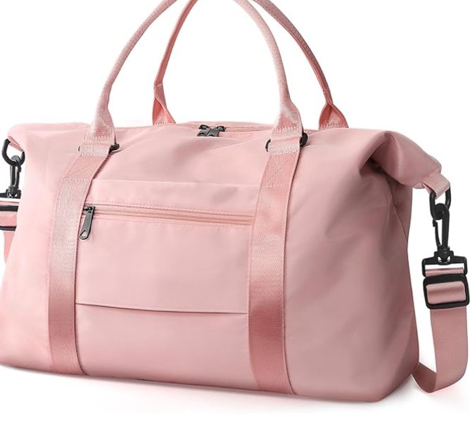 Pink Weekender Travel Bag