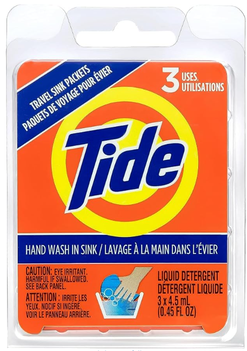 Tide Travel Sink Packets